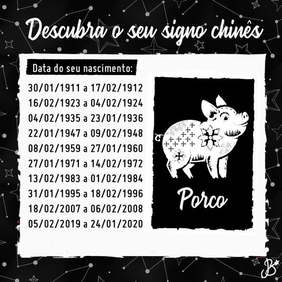 signo do porco