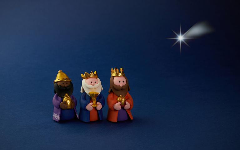 Oração para os três reis magos: Gaspar, Melchior e Baltazar.