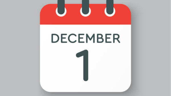calendário de 1 de dezembro