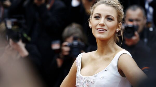 A atriz Blake Lively numa premiere